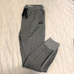 Grey sweatpants